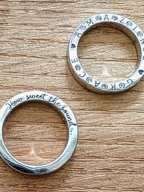 Origami Owl Large Locket Frame "Amazing Grace"
